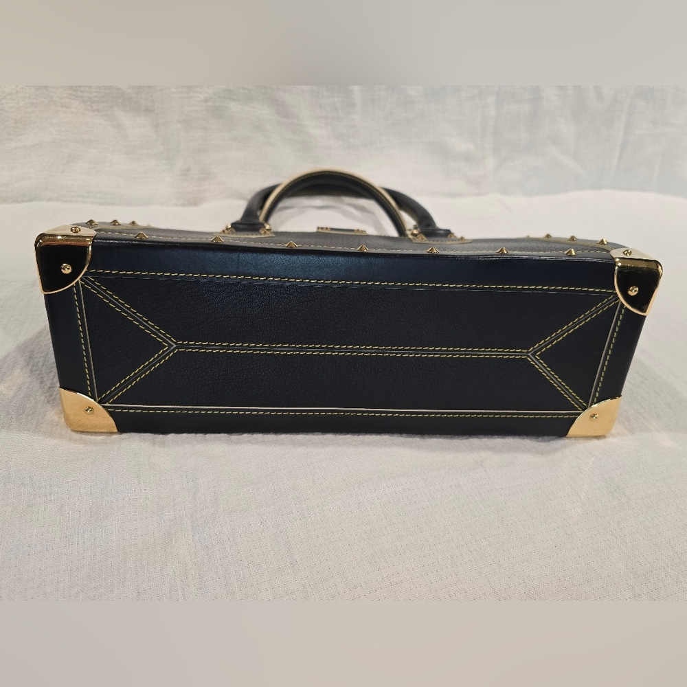 Louis Vuitton Noir Suhali Le Fabuleux Black Tote Bag Trunk Speedy Neverfull Gold - Picture 7 of 17